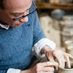 William Plumbtre in his studio 2016